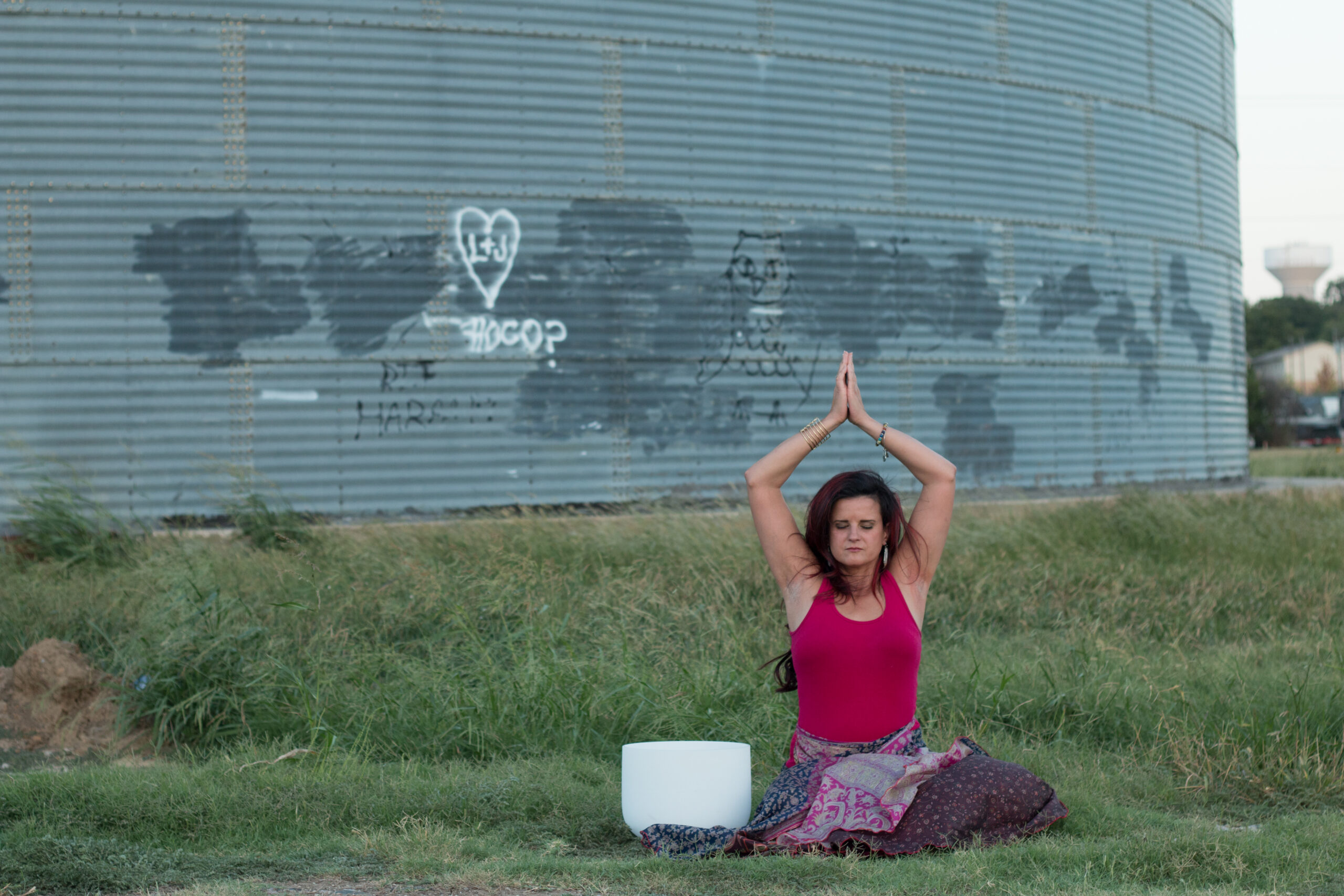 Lina Matei working with a client at VedaFusion